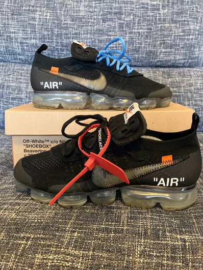 Off-White × Nike Air Vapormax "Black/Total Orange/Clear"