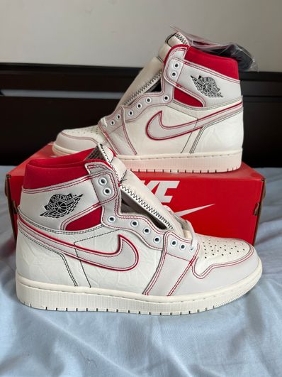 Nike Air Jordan 1 Retro High OG "Sail/University Red"