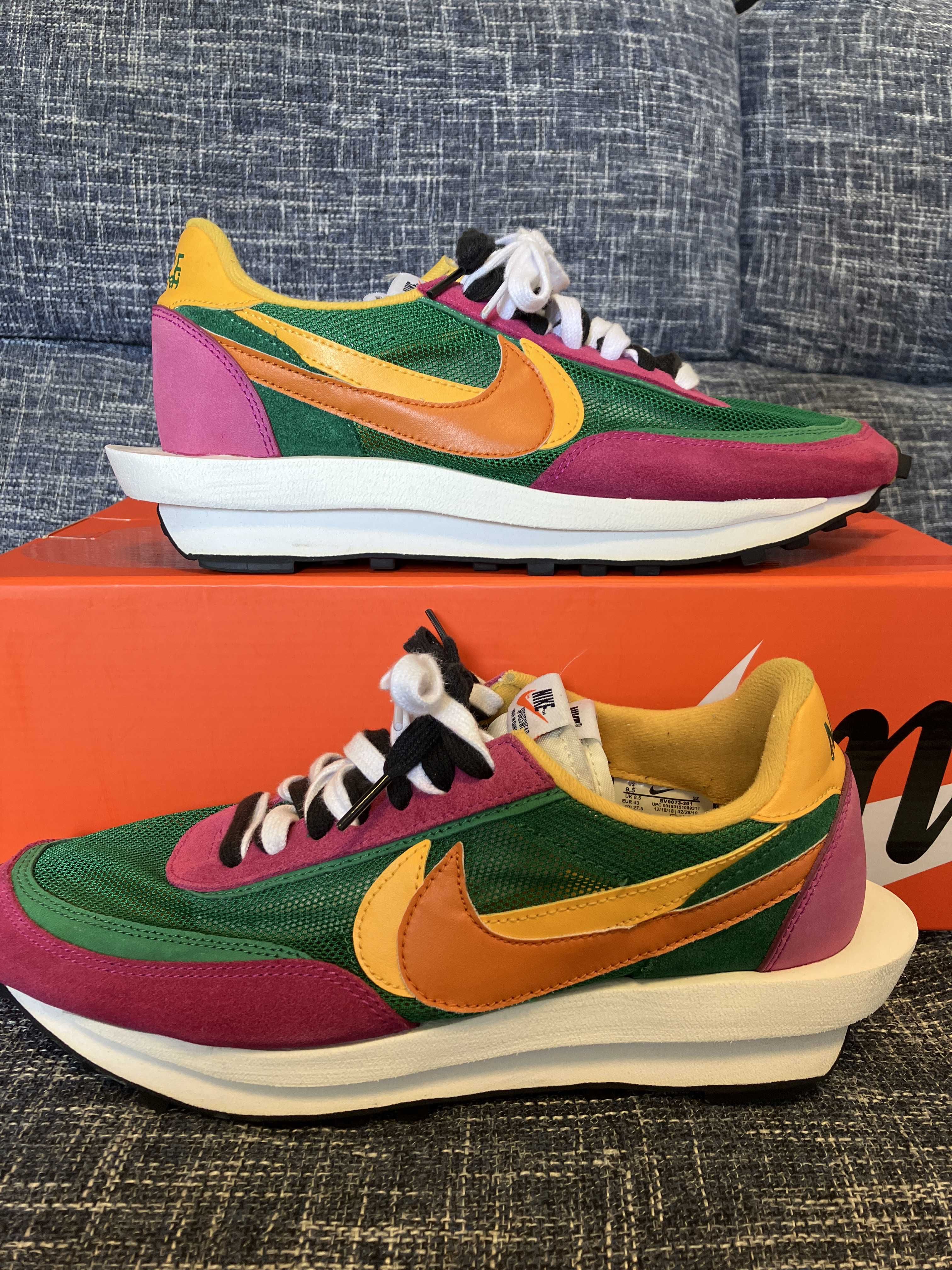 sacai × NIKE LDV WAFFLE "PINE GREEN"