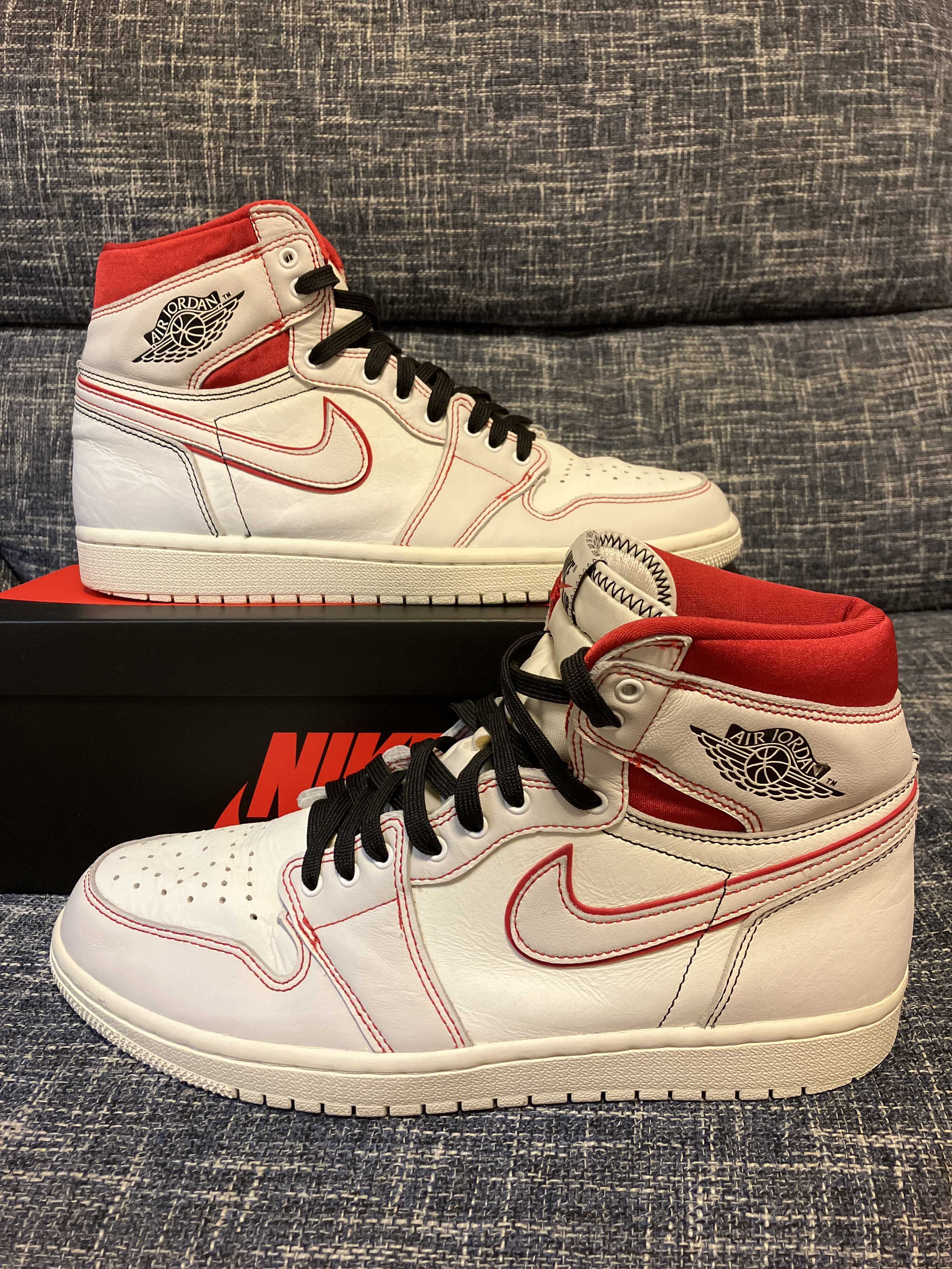 Nike Air Jordan 1 Retro High OG "Sail/University Red"     