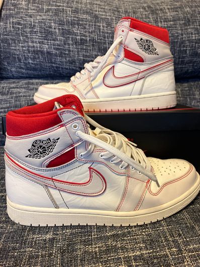 Nike Air Jordan 1 Retro High OG "Sail/University Red"