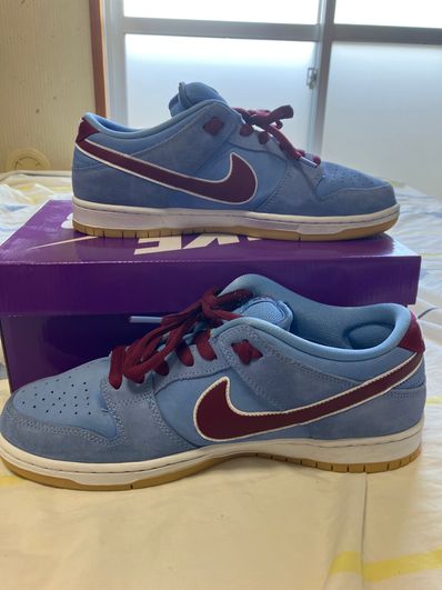 Nike SB Dunk Low Pro "Philadelphia Phillies/Valor Blue and Team Maroon"