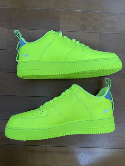 Nike Air Force 1 Low Utility "Volt/White/Black/Wolf Grey"