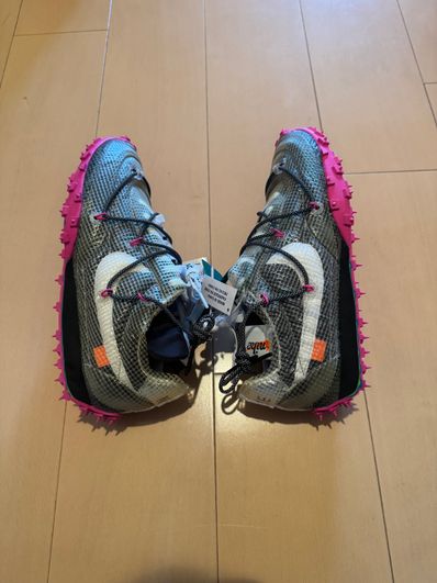 Off-White × Nike Women's Waffle Racer "Vivid Black"