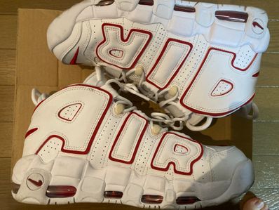 NIKE AIR MORE UPTEMPO "WHITE/VARSITY RED" (2021)