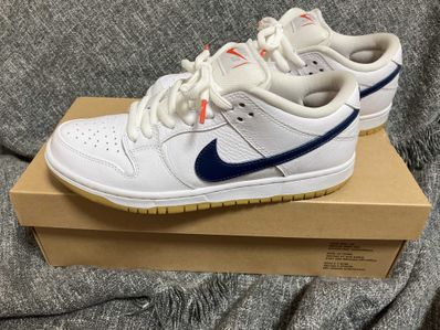 Nike SB Dunk Low "Orange Label White Navy"