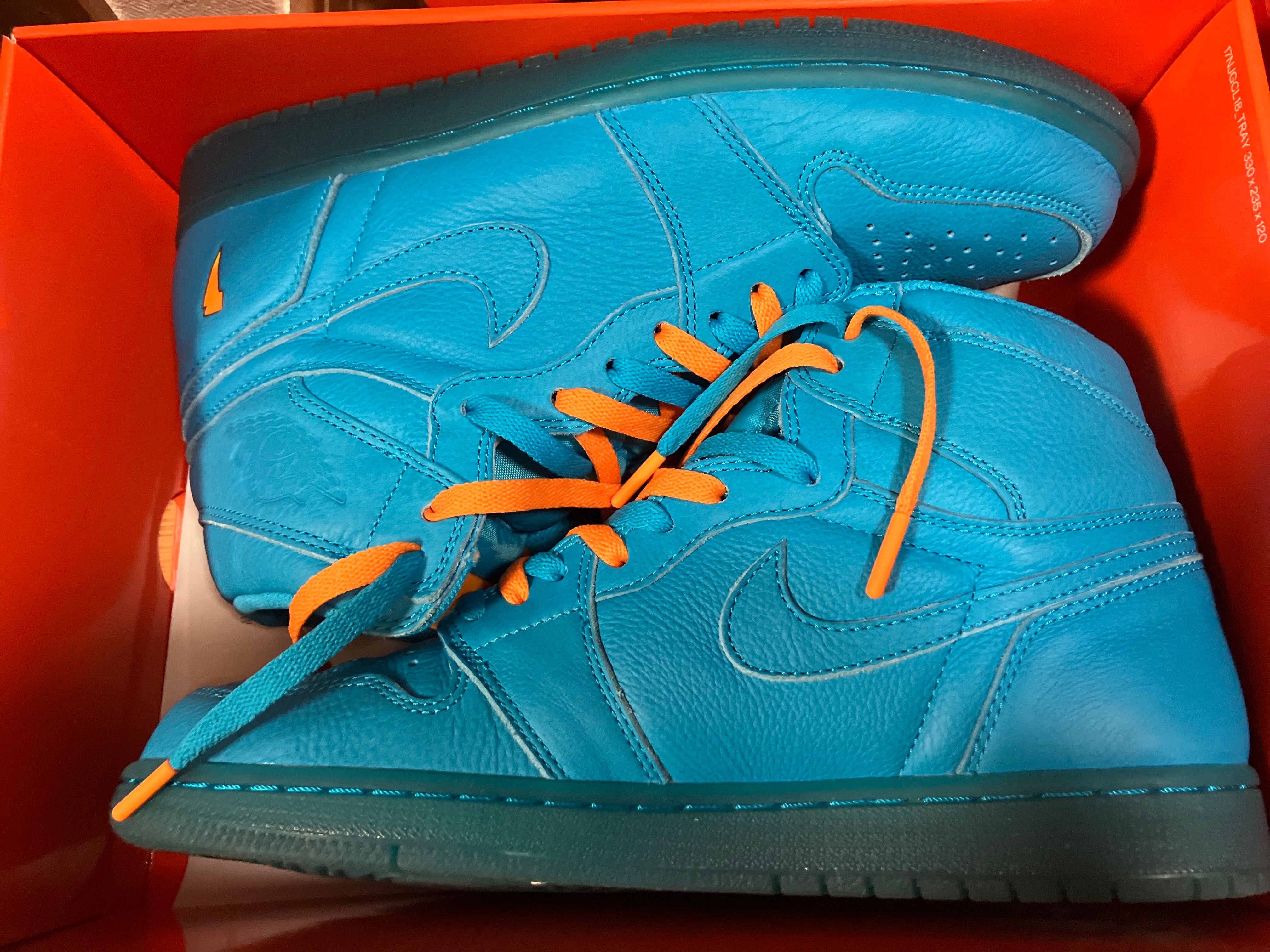 Nike Air Jordan 1 Retro High Gatorade "Blue Lagoon"