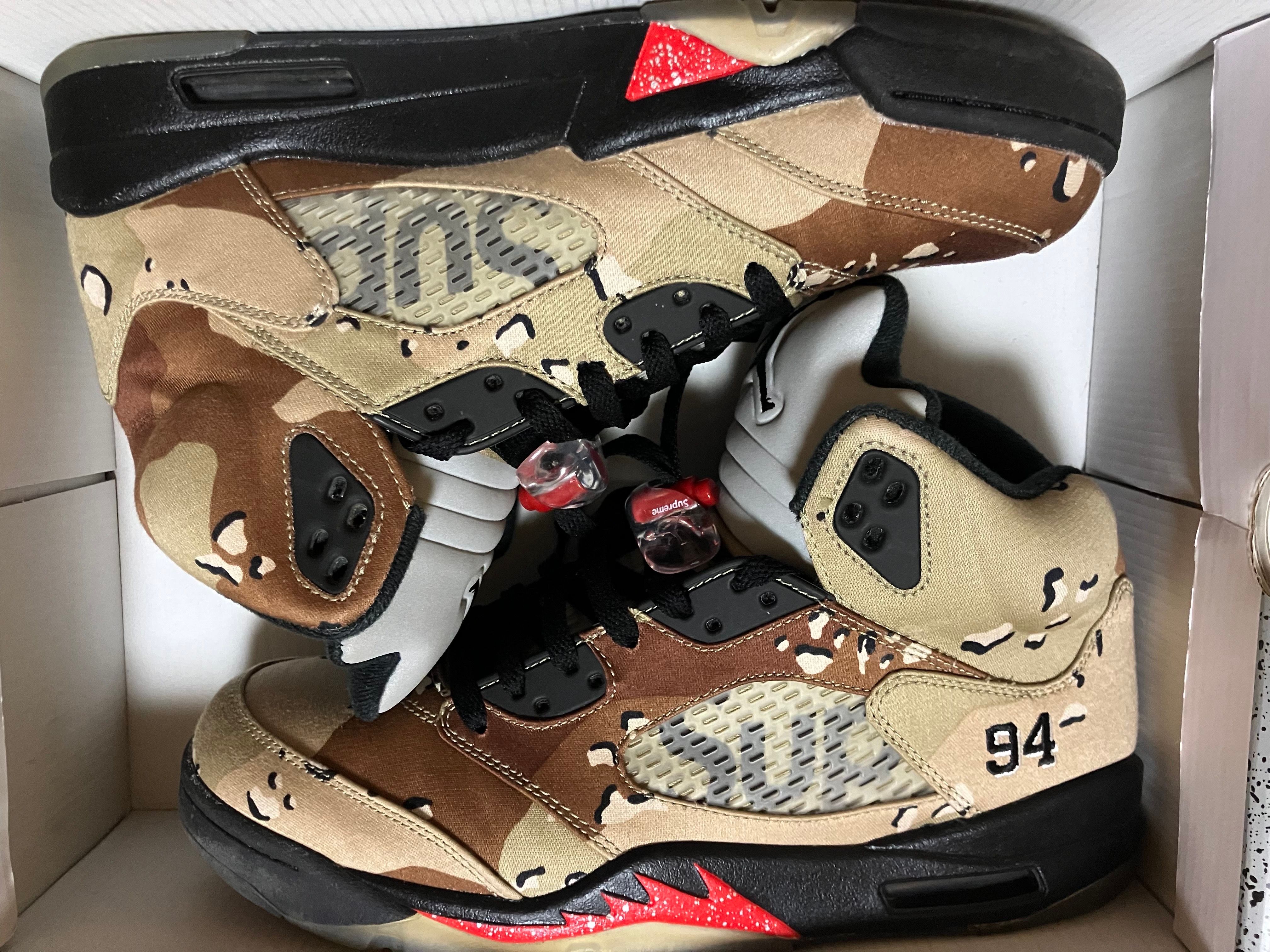 Supreme × Nike Air Jordan 5 Retro "Desert Camo"