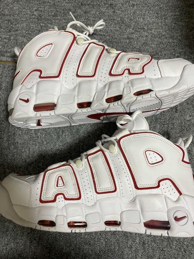 NIKE AIR MORE UPTEMPO "WHITE/VARSITY RED" (2018)