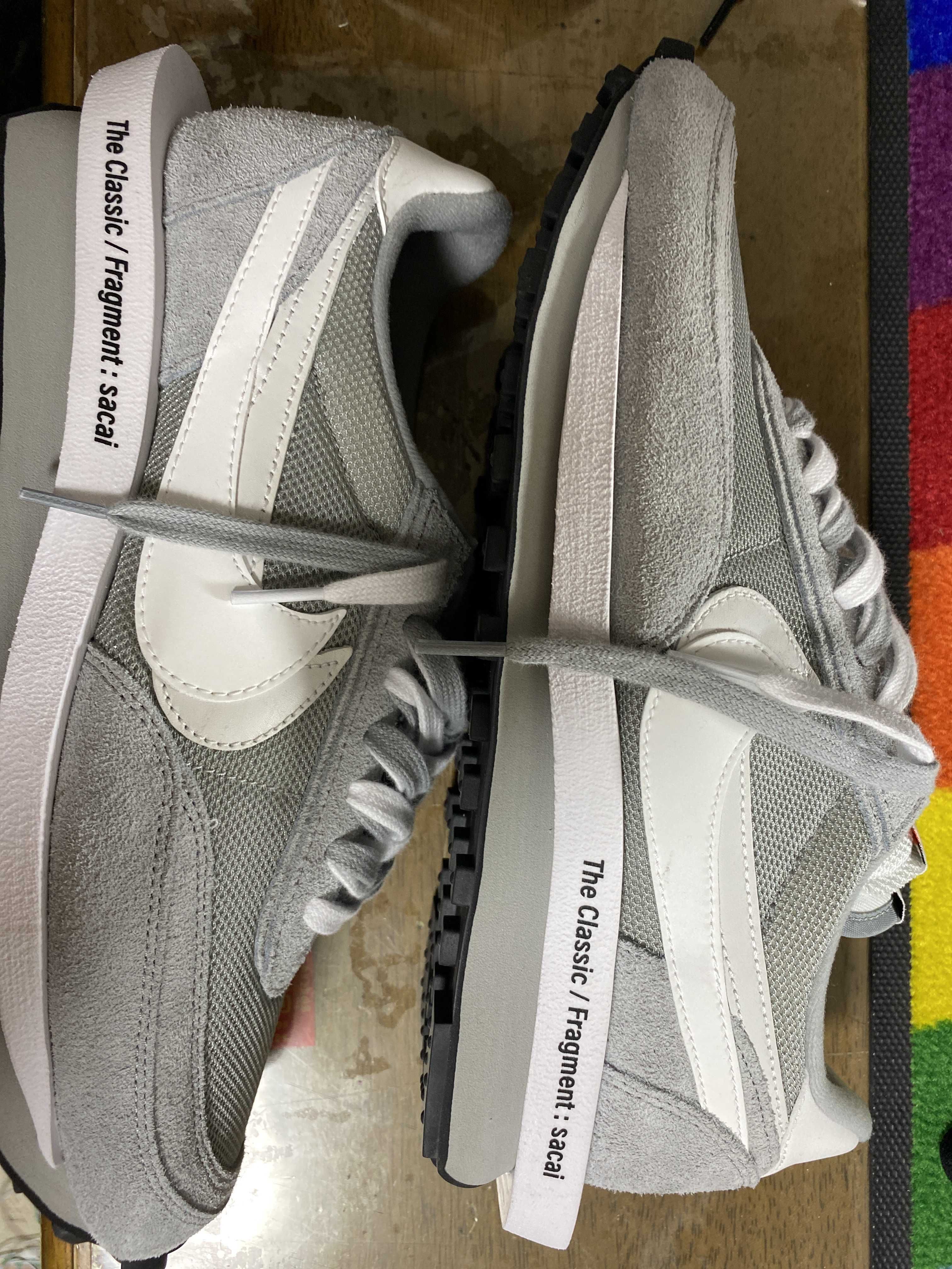 Fragment × sacai × Nike LD Waffle "Light Smoke Grey"
