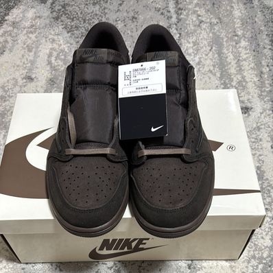 Travis Scott × Nike Air Jordan 1 Low OG SP "Velvet Brown and Dark Mocha"
