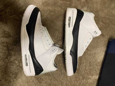 Fragment × Nike Air Jordan 3 "White/Black"