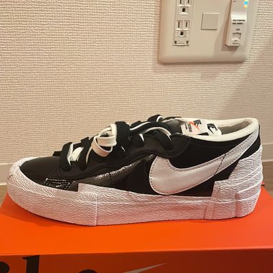 sacai × Nike Blazer Low "Black Patent Leather"