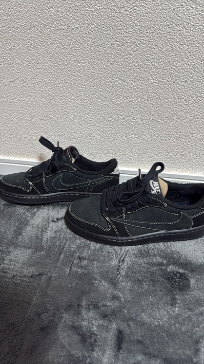 Travis Scott × Nike Air Jordan 1 Low OG SP "Black Phantom"