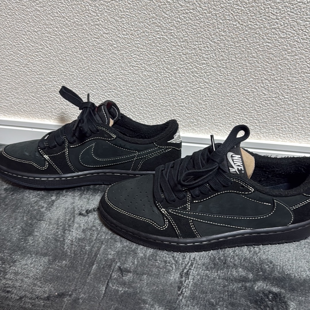Travis Scott × Nike Air Jordan 1 Low OG SP "Black Phantom"