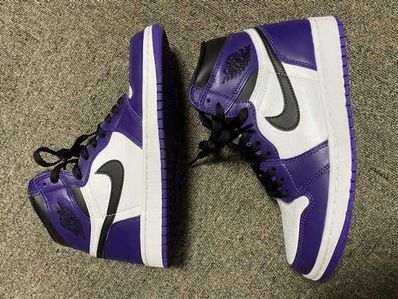 Nike Air Jordan 1 Retro High OG "Court Purple White/Black" (2020)