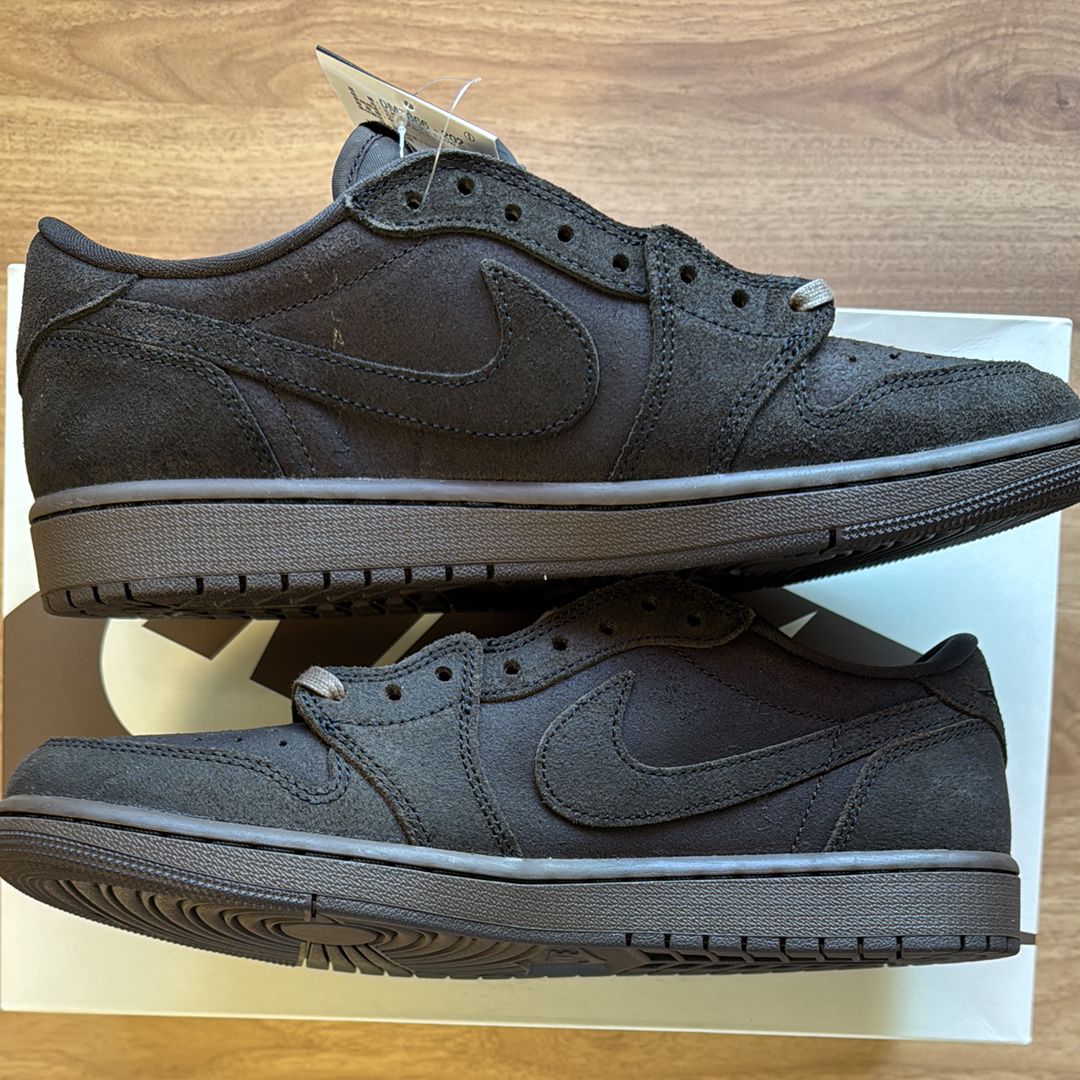 Travis Scott × Nike Air Jordan 1 Low OG SP "Velvet Brown and Dark Mocha"