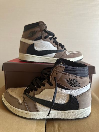 Travis Scott × Nike Air Jordan 1 Retro High OG TS SP "Sail/Dark Mocha"