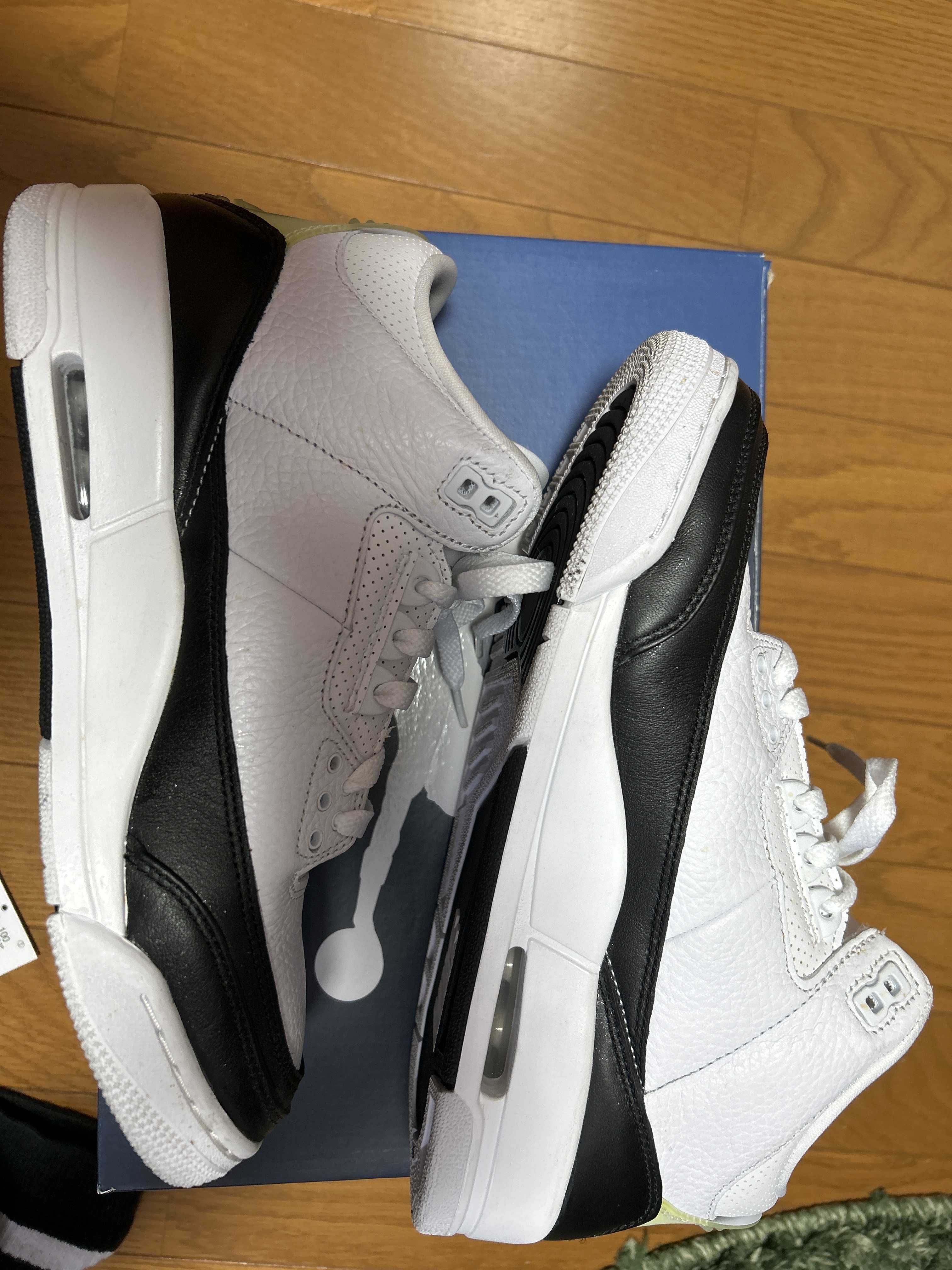 Fragment × Nike Air Jordan 3 "White/Black"