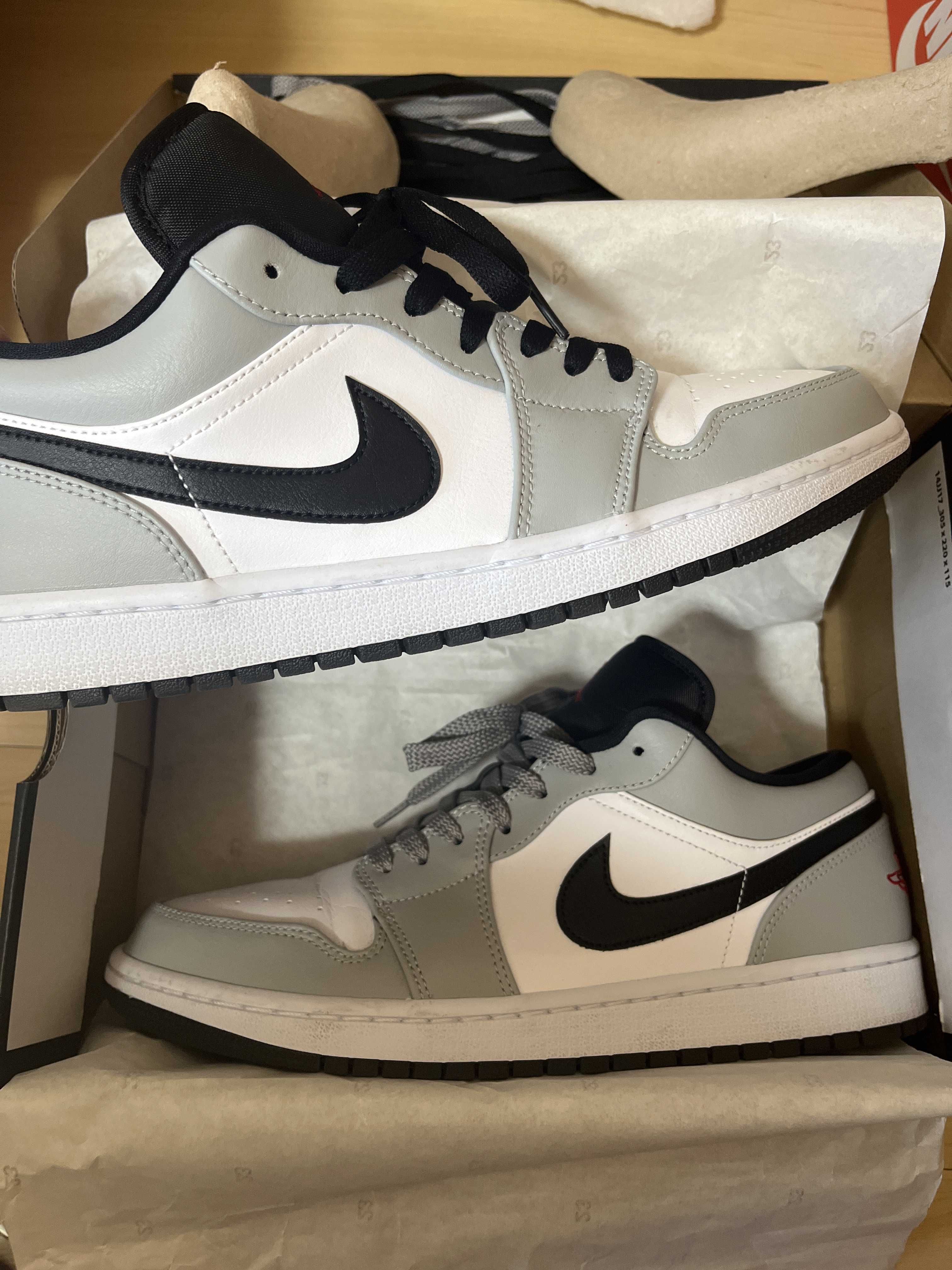 NIKE AIR JORDAN 1 LOW "LIGHT SMOKE GREY"