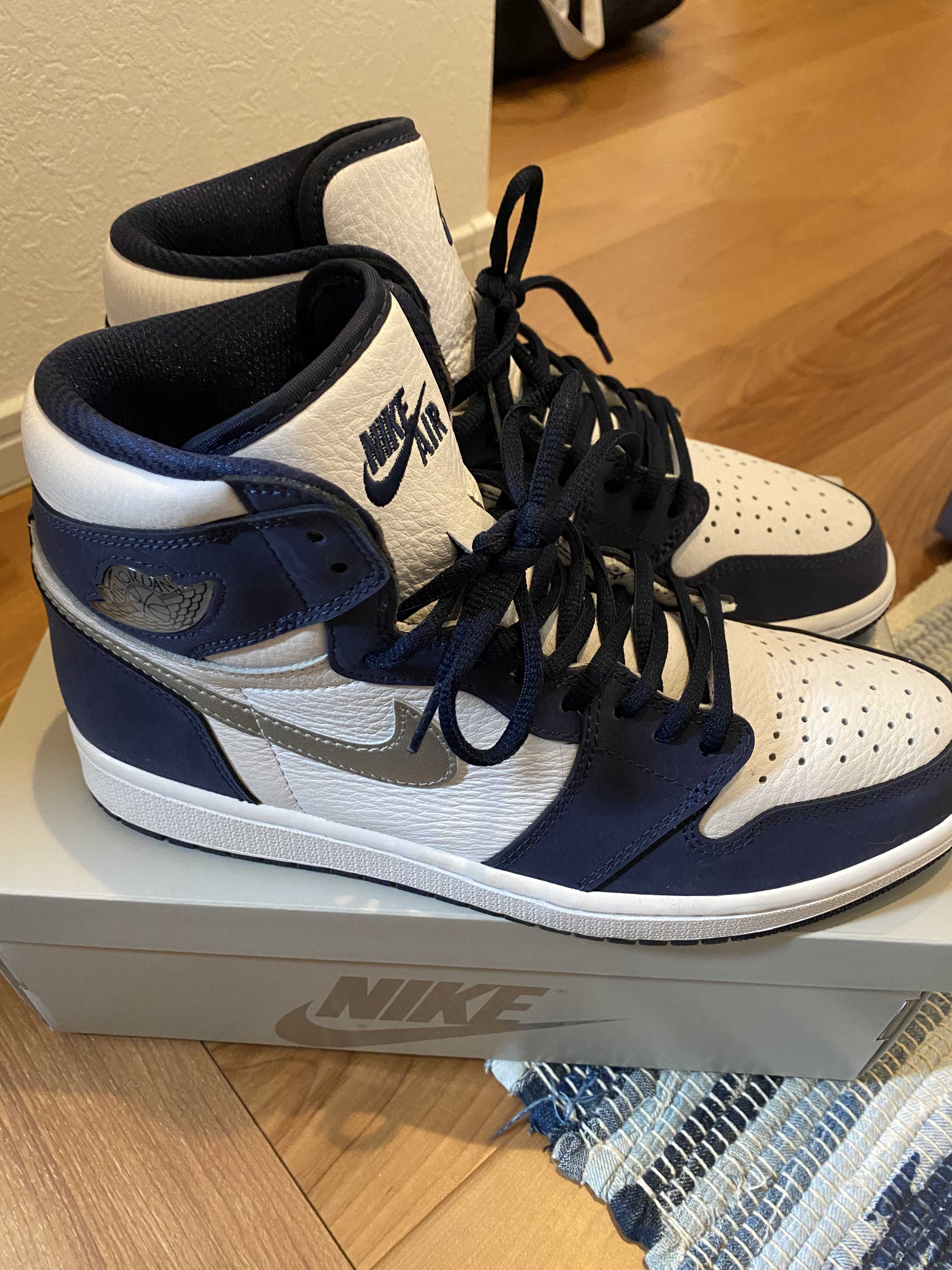 Nike Air Jordan 1 High OG CO.JP "White/Midnight Navy" (2020)(ブリーフケースなし)