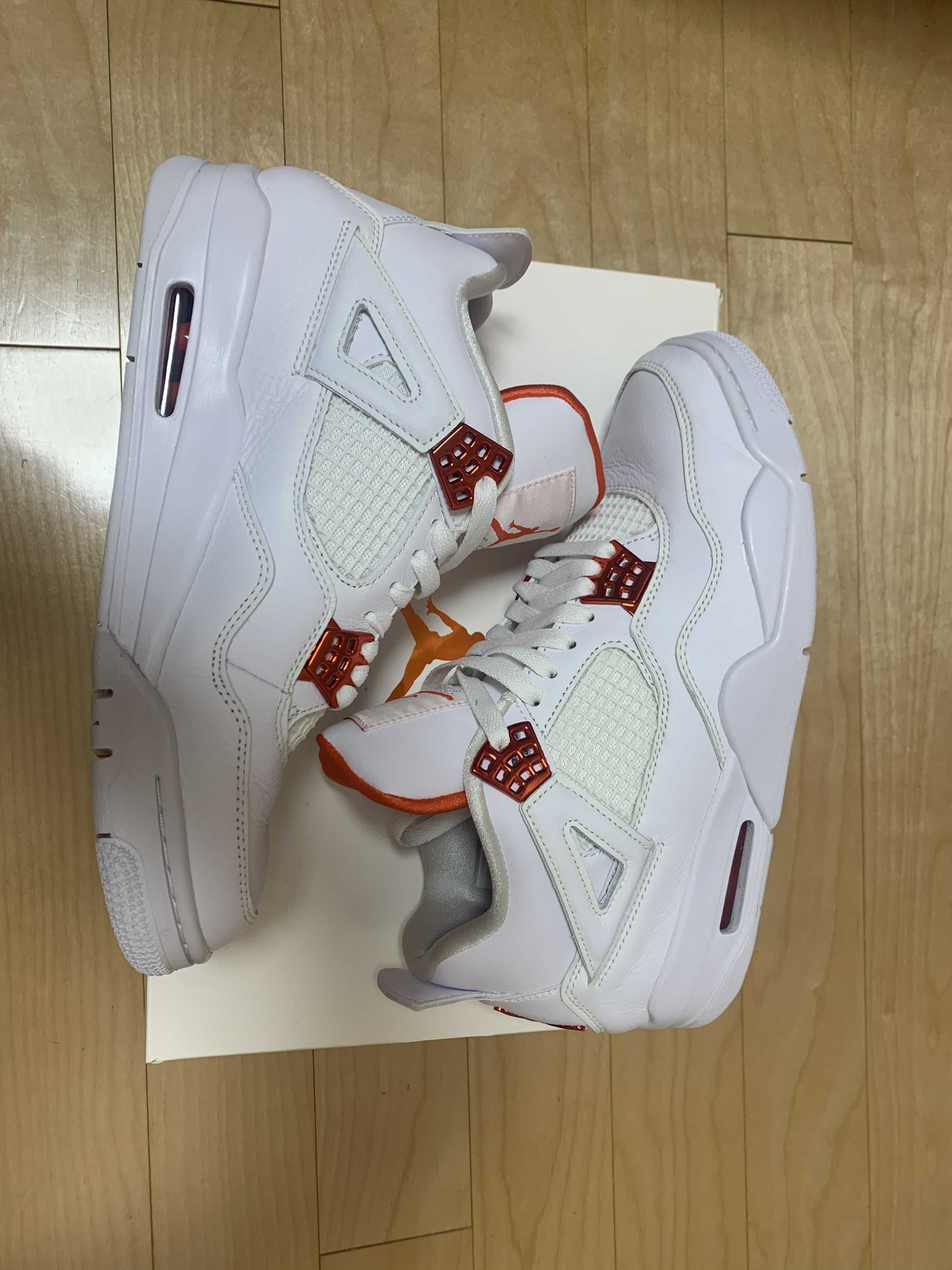 Nike Air Jordan 4 Retro "White/Team Orange"