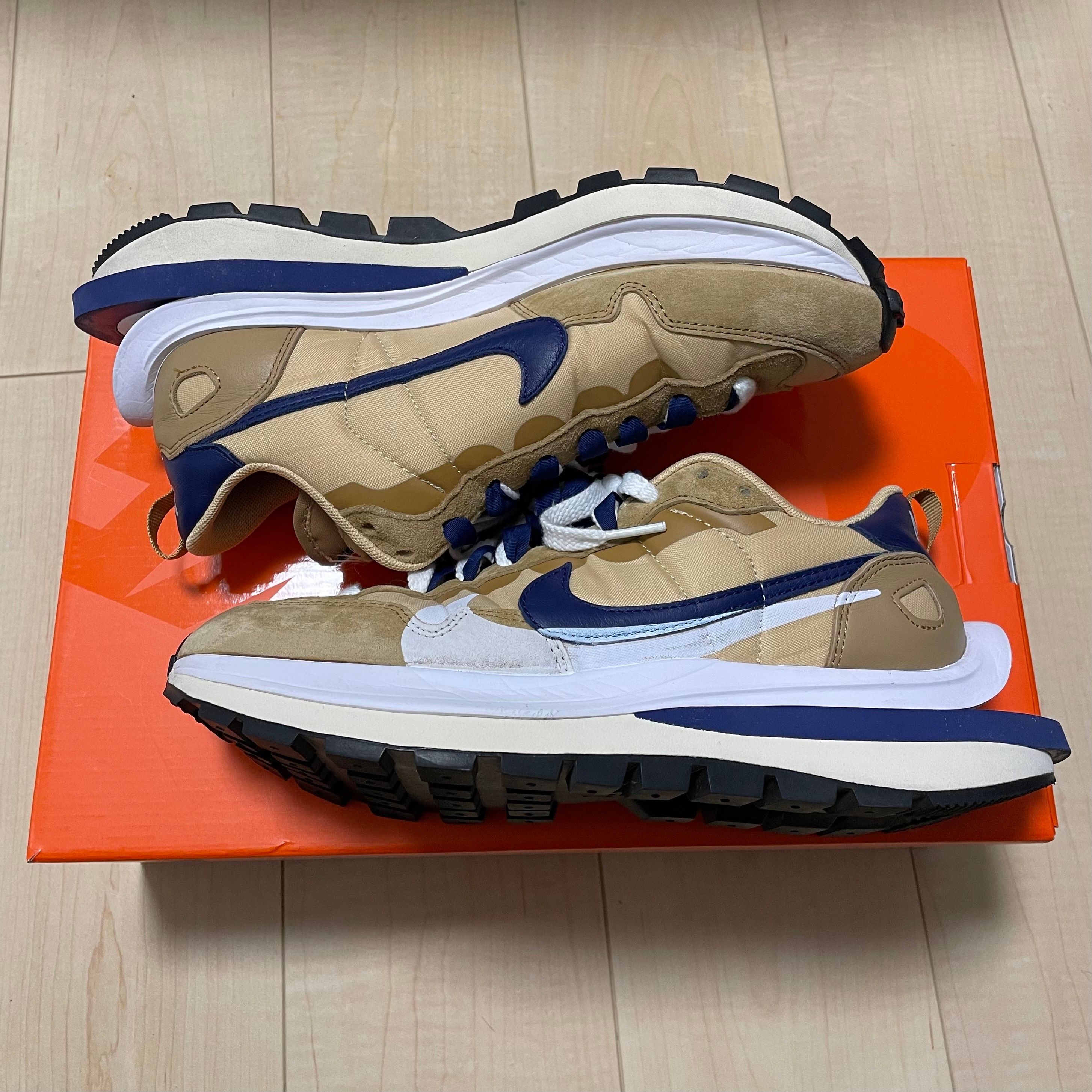 Sacai × Nike Vapor Waffle "Sesame And Blue Void"