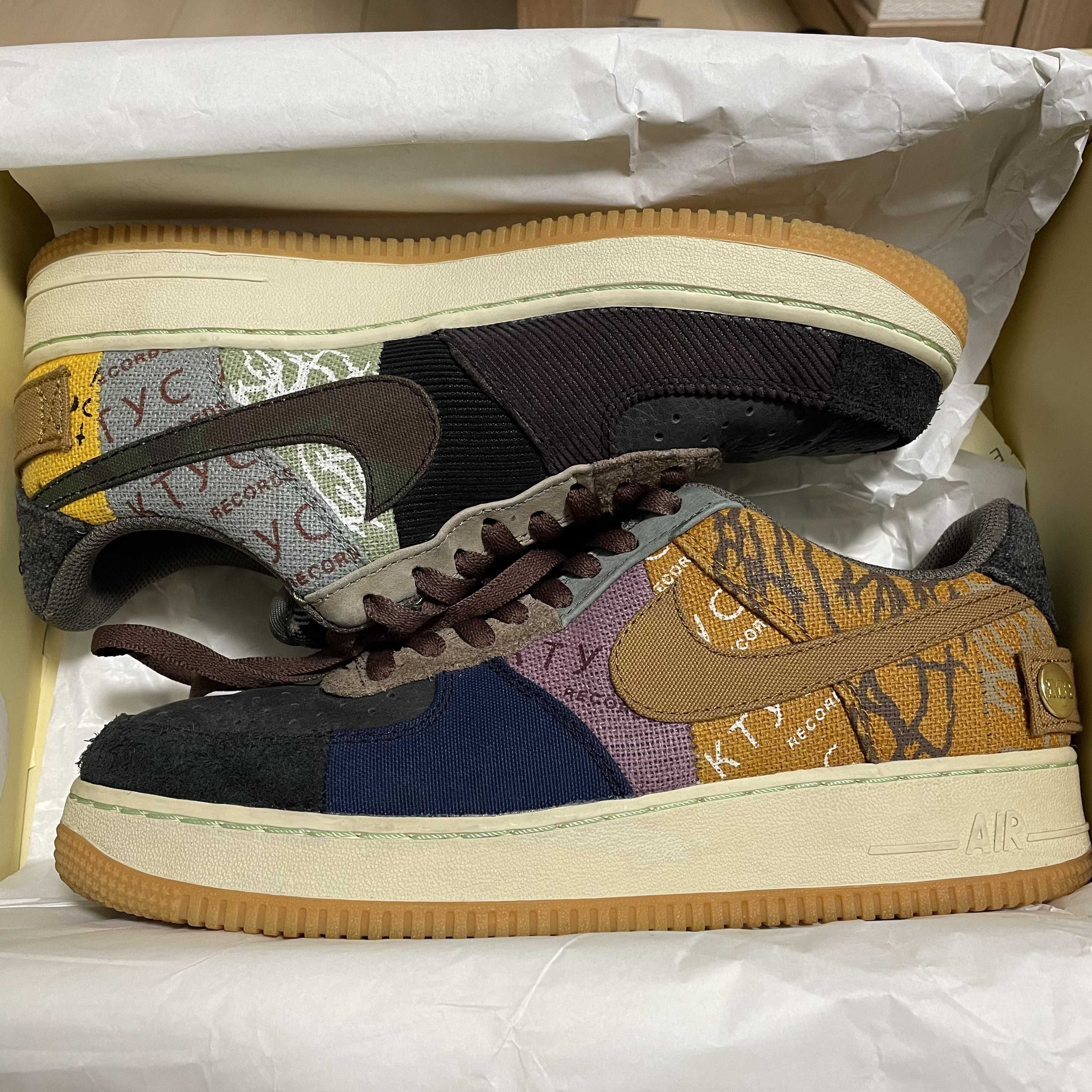 Travis Scott × Nike Air Force 1 Low Cactus Jack "Multi Color"