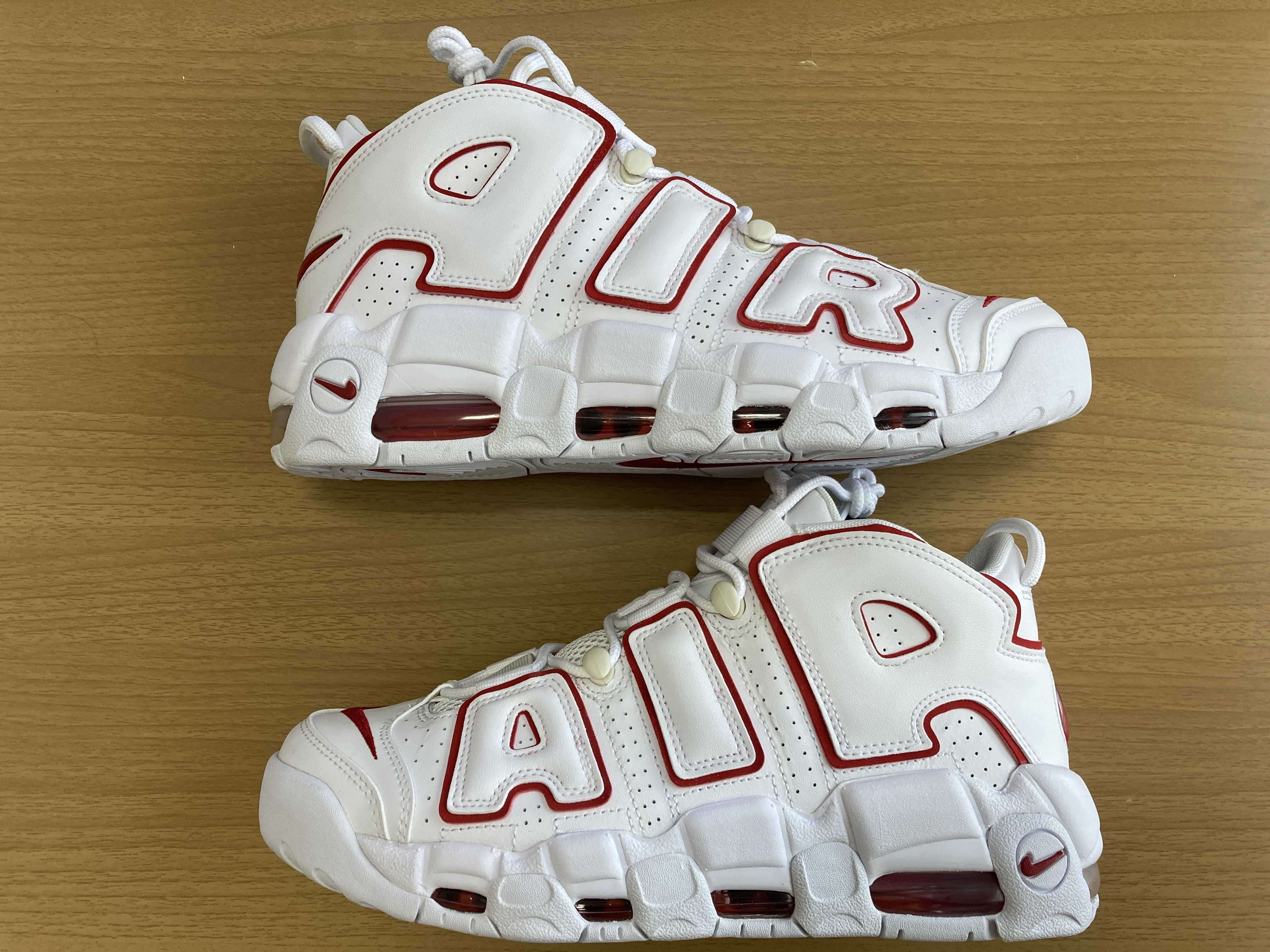 NIKE AIR MORE UPTEMPO "WHITE/VARSITY RED" (2021)