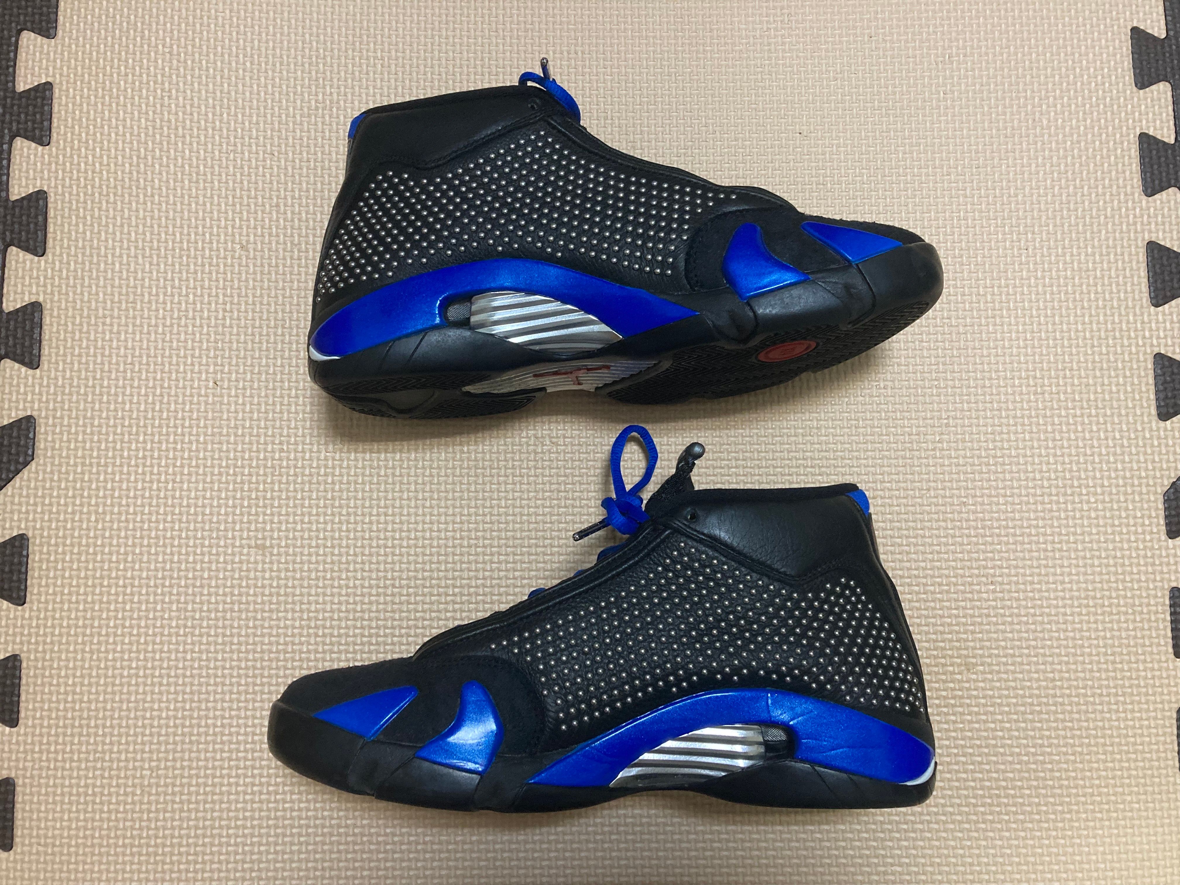 Supreme × Nike Air Jordan 14 Retro "Black/Varsity Royal/Chrome"