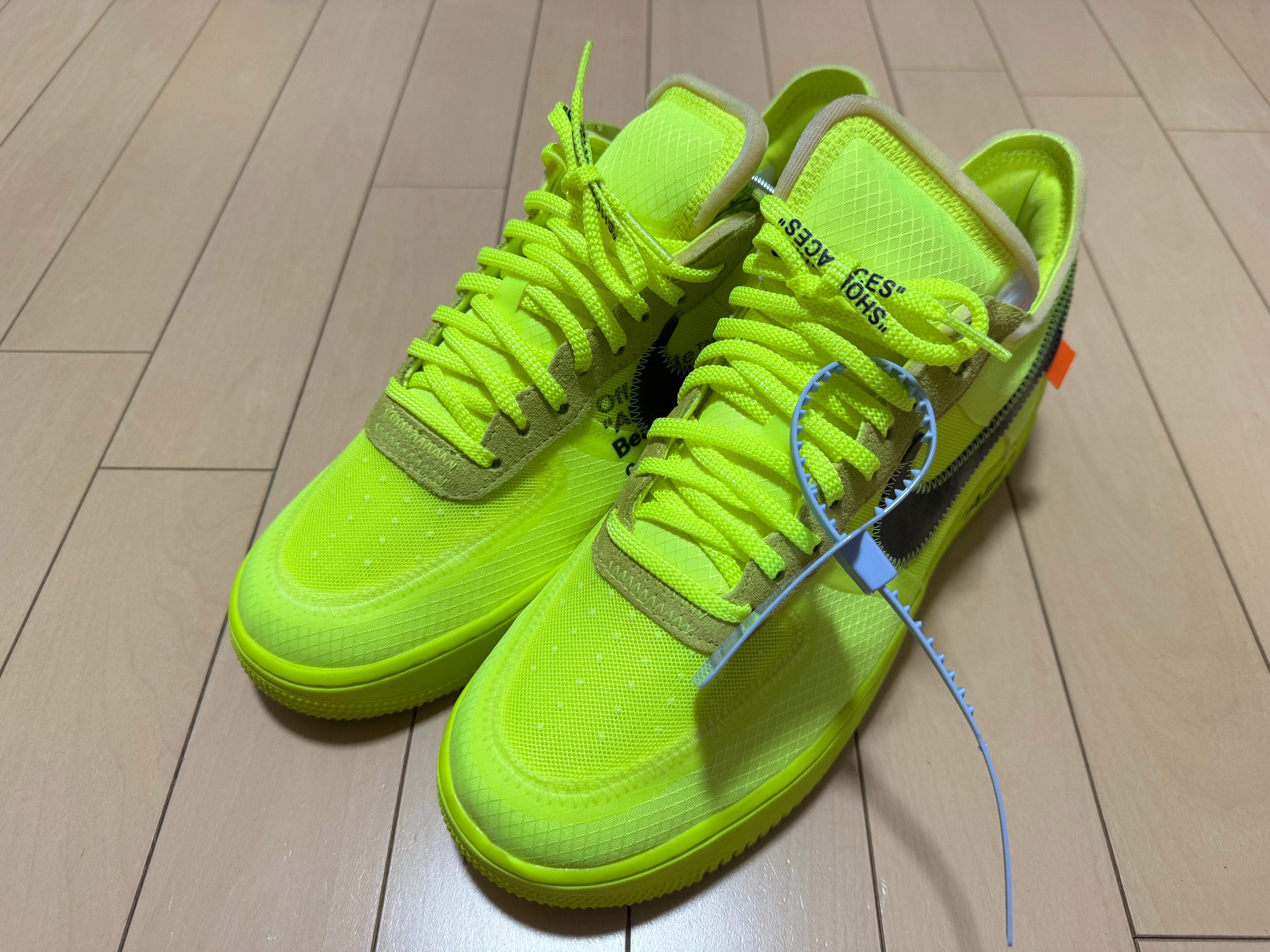 Off-White × Nike Air Force 1 Low "Volt"
