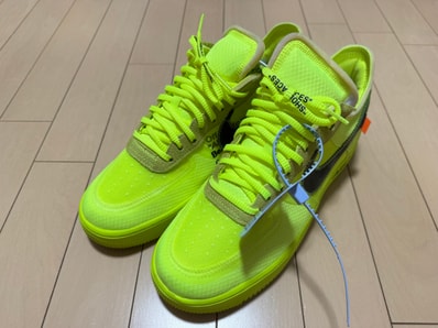 Off-White × Nike Air Force 1 Low "Volt"