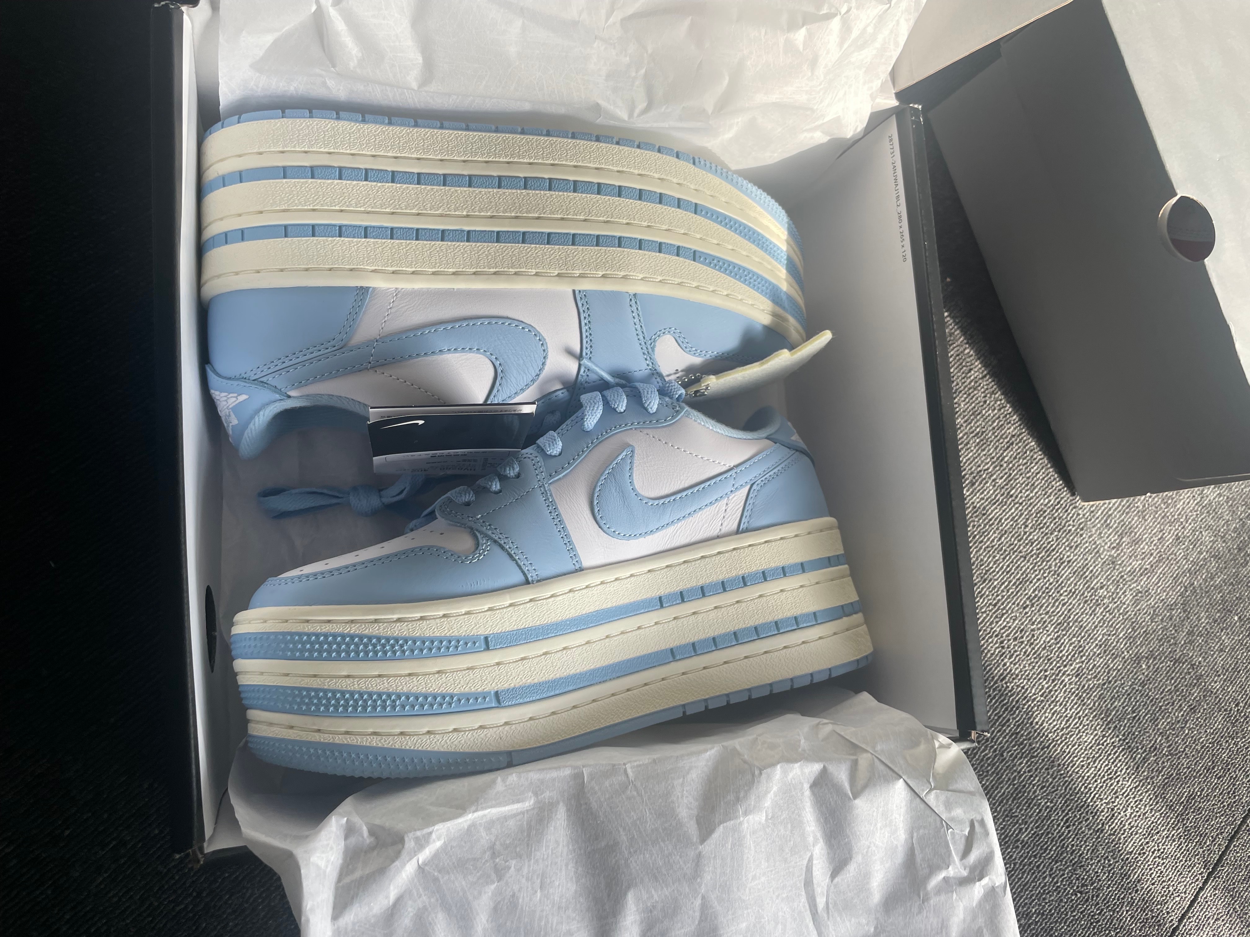 Nike Women's Air Jordan 1 Triple Stack "Psychic Blue"