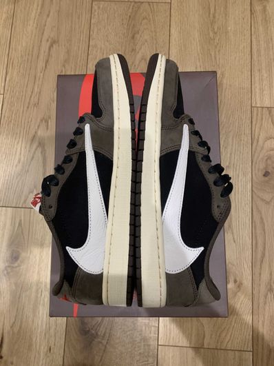 Travis Scott × Nike Air Jordan 1 Low OG SP-T "Black/Dark Mocha"