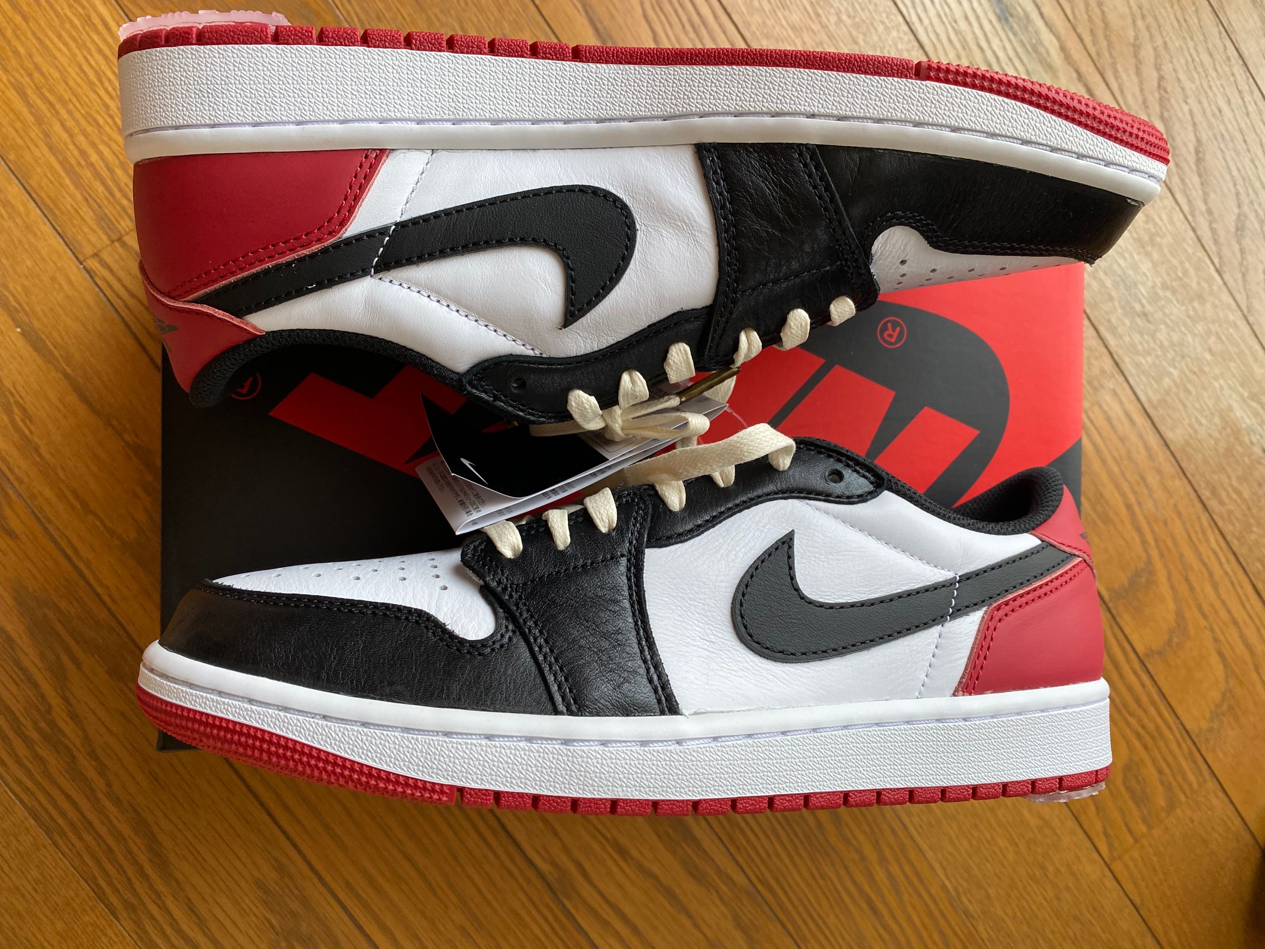 Nike Air Jordan 1 Retro Low OG "Black Toe"