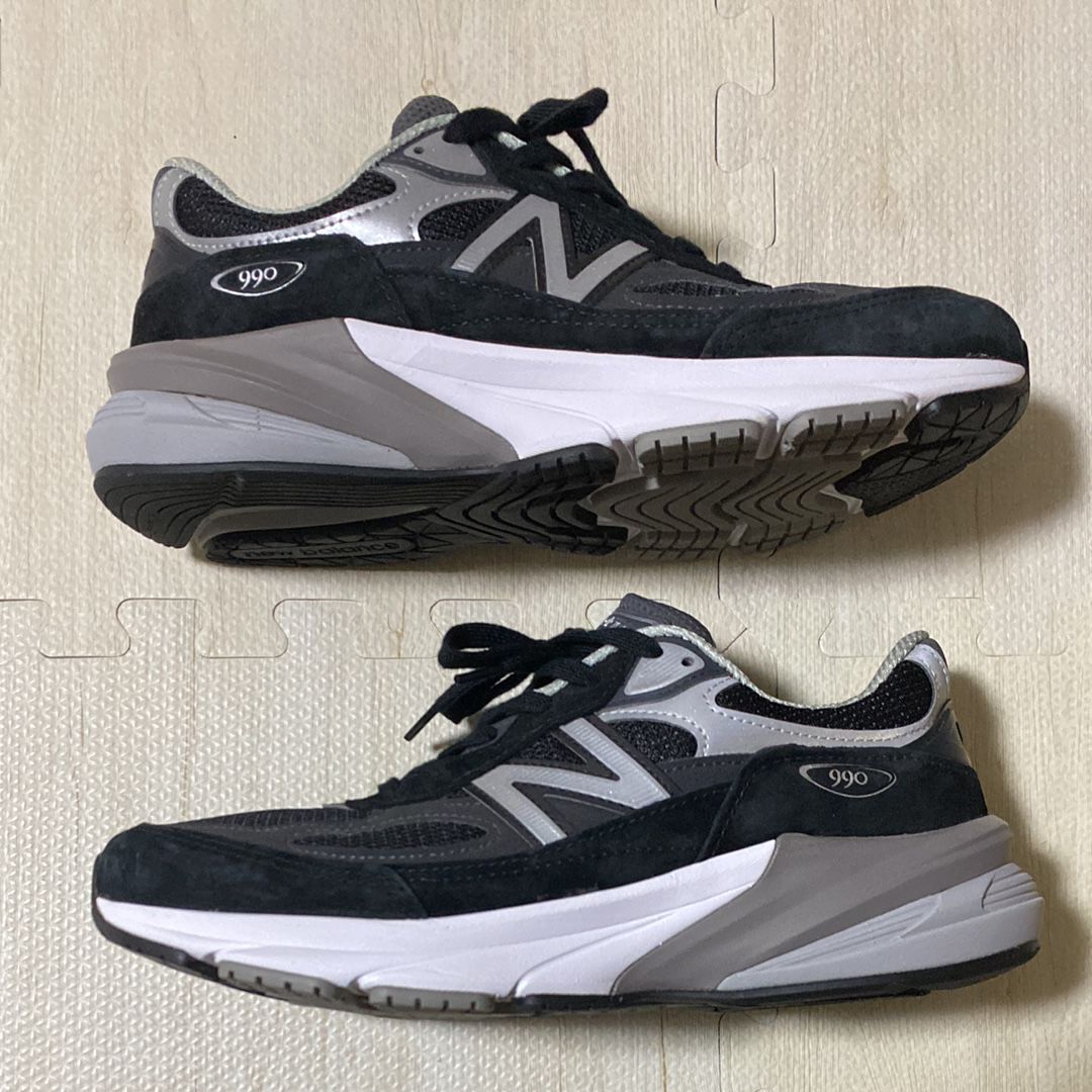 New Balance 990V6 "Black" (Heel NB Logo)