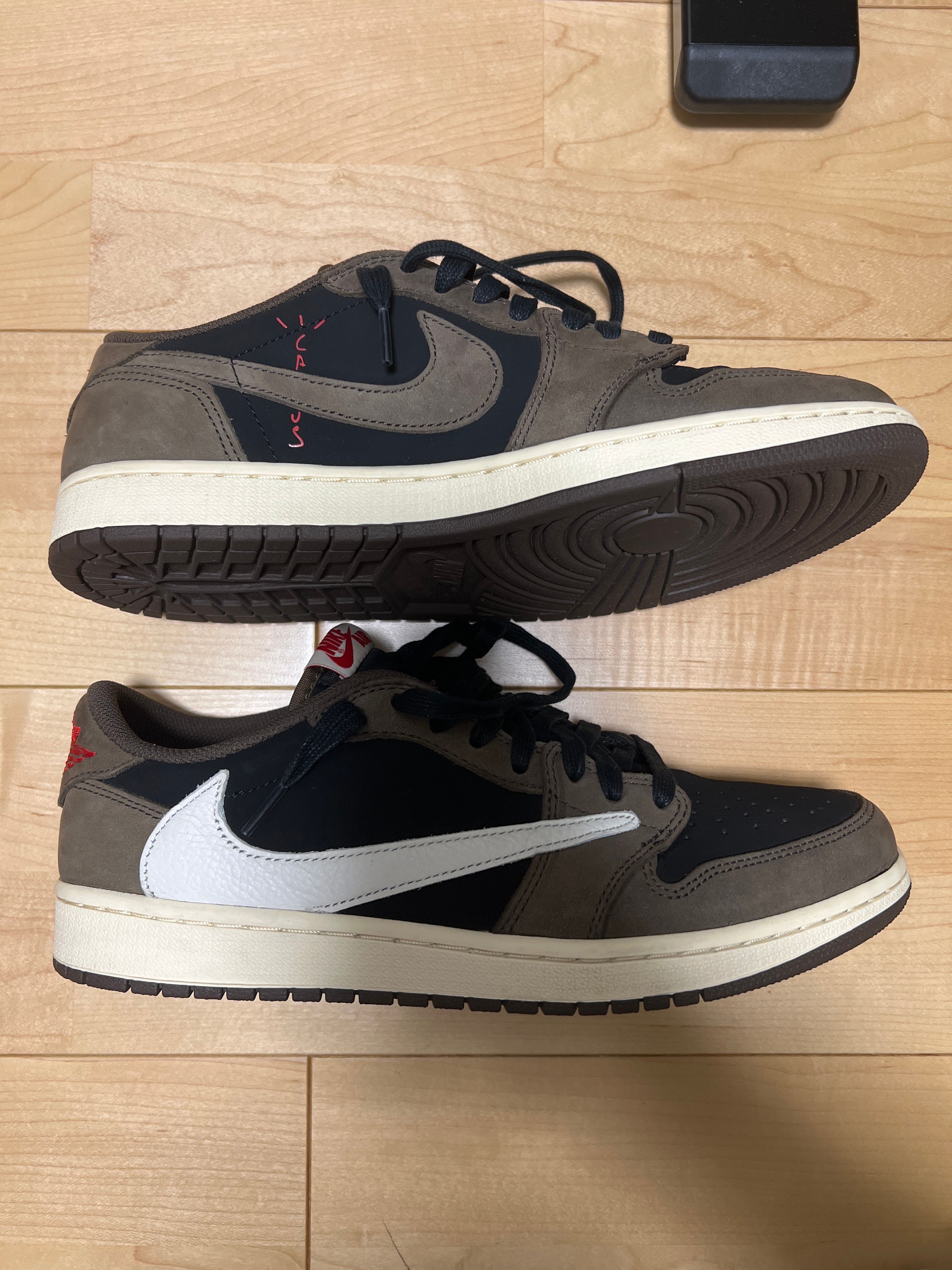 Travis Scott × Nike Air Jordan 1 Low OG SP-T  "Black/Dark Mocha"