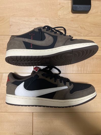 Travis Scott × Nike Air Jordan 1 Low OG SP-T "Black/Dark Mocha"