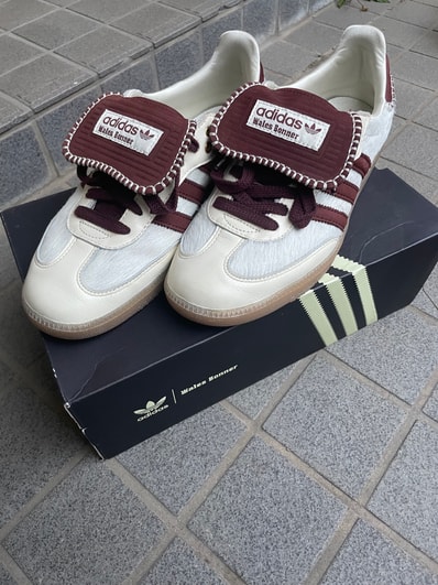 Wales Bonner × adidas Samba Pony Tonal Low "Cream White/Mystery Brown"