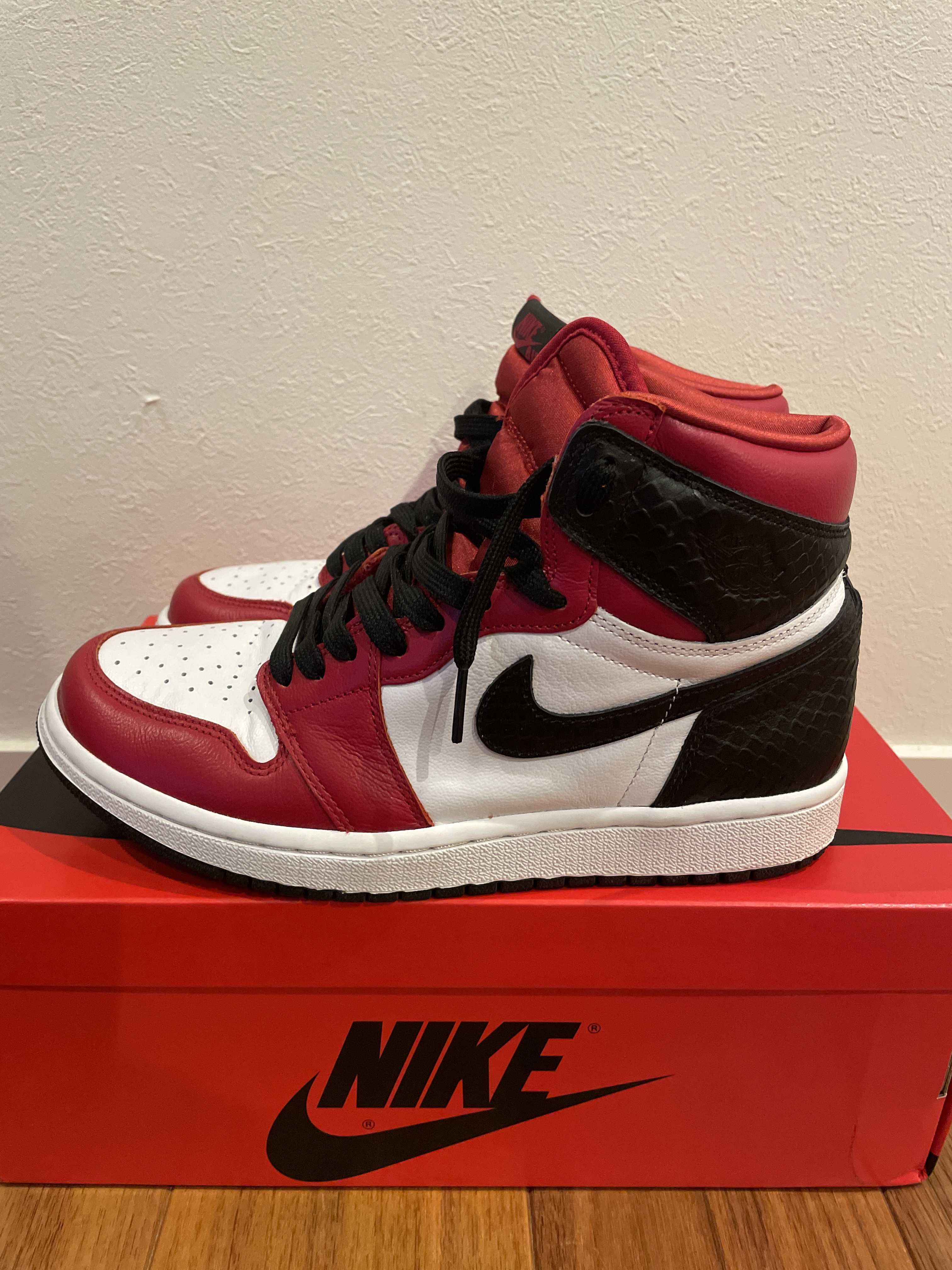 Nike Women's Air Jordan 1 High OG "Satin Red"