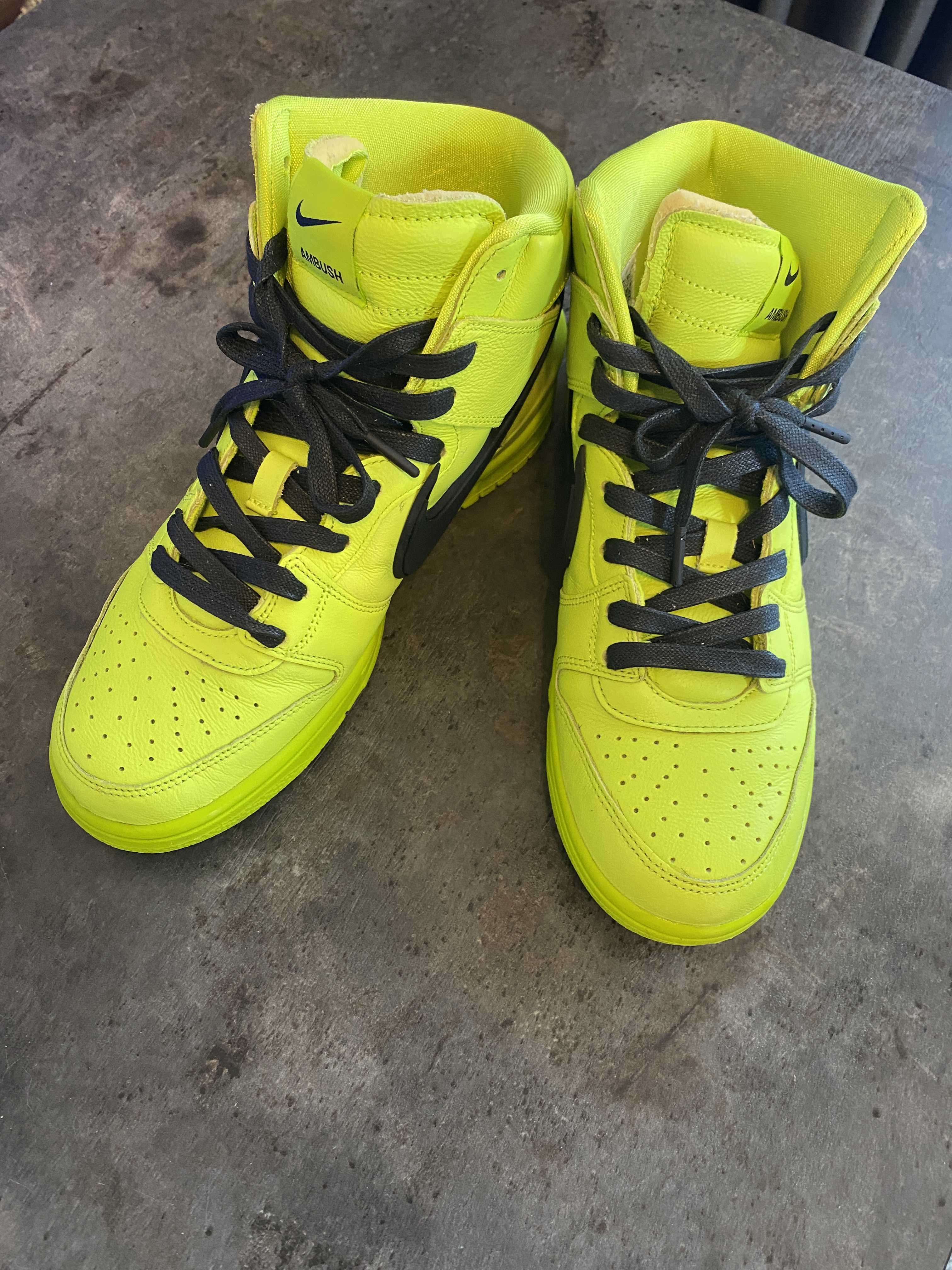AMBUSH × NIKE DUNK HIGH "FLASH LIME"