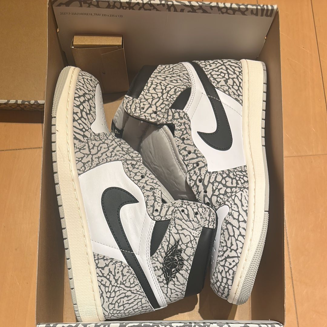 Nike Air Jordan 1 High OG "White Cement/Safari"