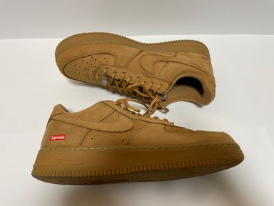 Supreme × Nike Air Force 1 Low "Flax/Wheat"
