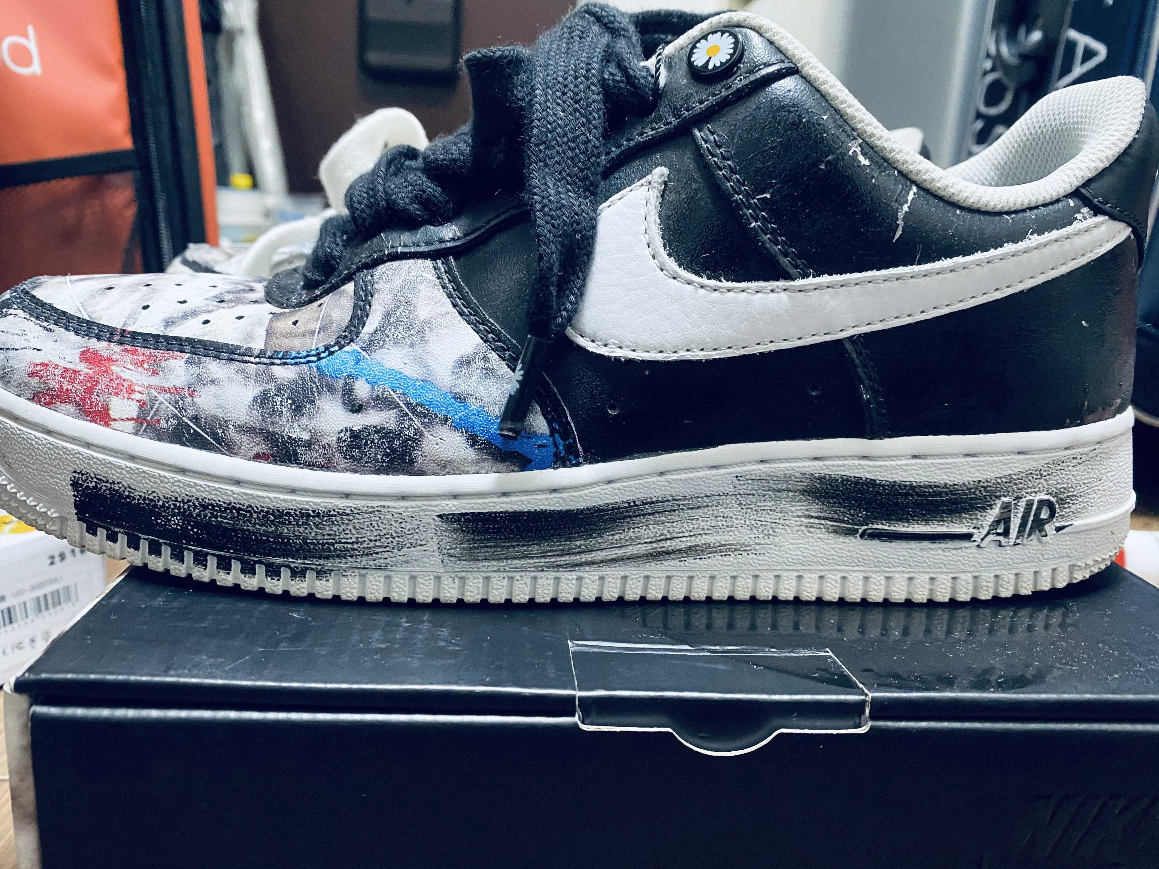 PEACEMINUSONE × Nike Air Force 1 Low Para Noise "Black" / G-DRAGON