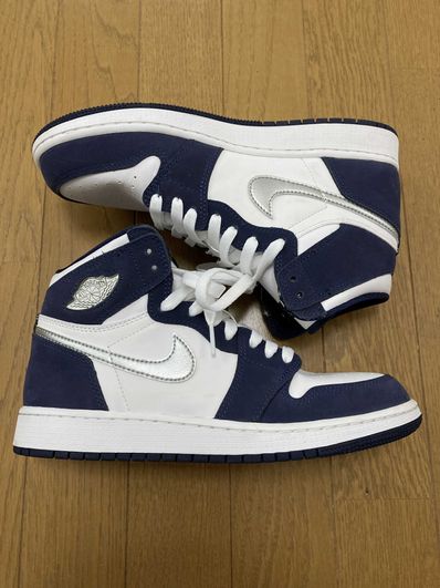 Nike GS Air Jordan 1 High OG CO.JP "Midnight Navy" (2020)(ブリーフケースなし)