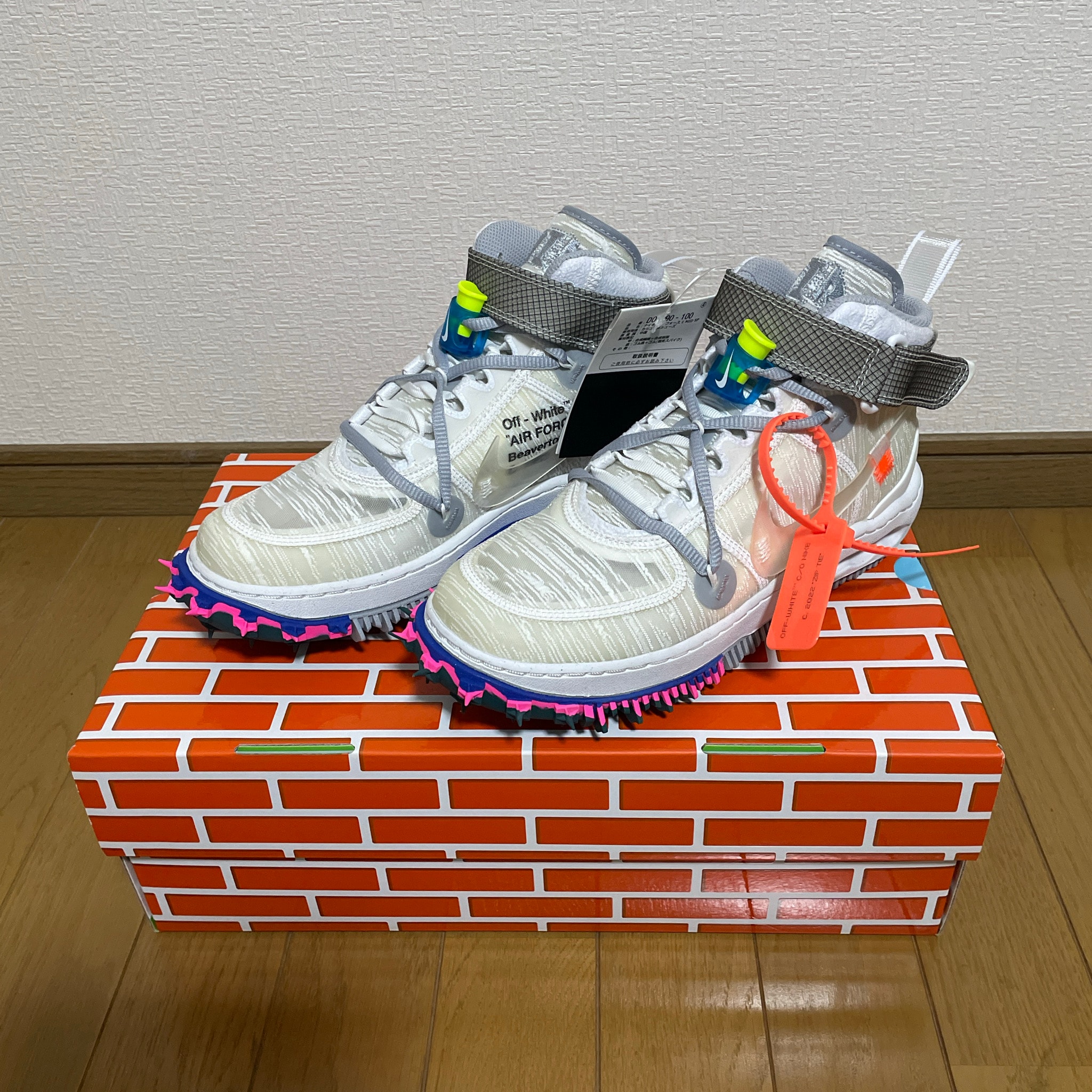 Off-White × Nike Air Force 1 Mid "White"
