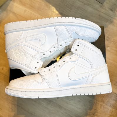 Nike Air Jordan 1 Mid "Triple White"(2020)