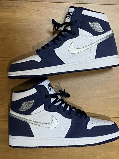 Nike Air Jordan 1 High OG CO.JP "White/Midnight Navy" (2020)(ブリーフケースなし)