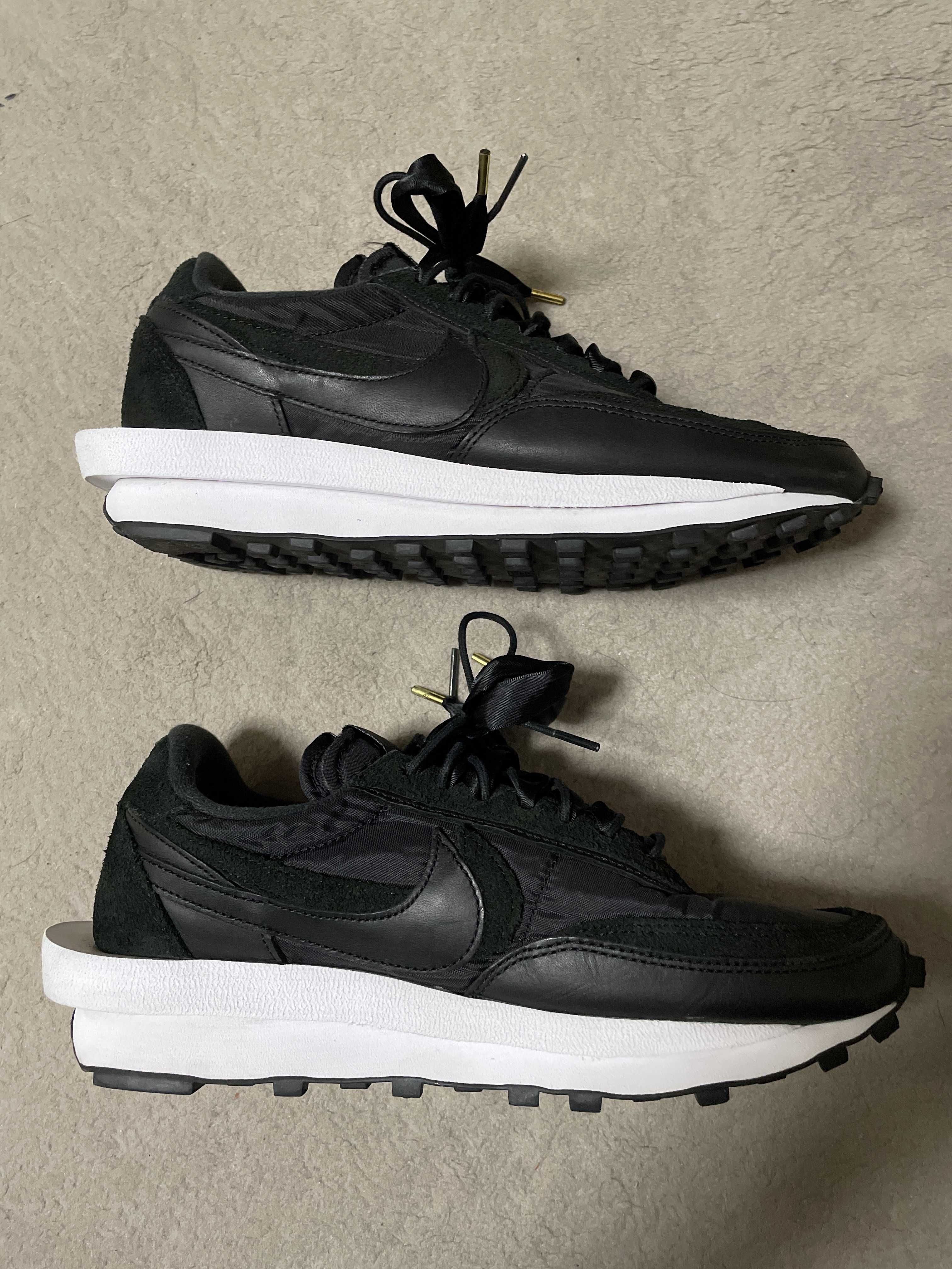 sacai × Nike LDV Waffle "Triple Black"