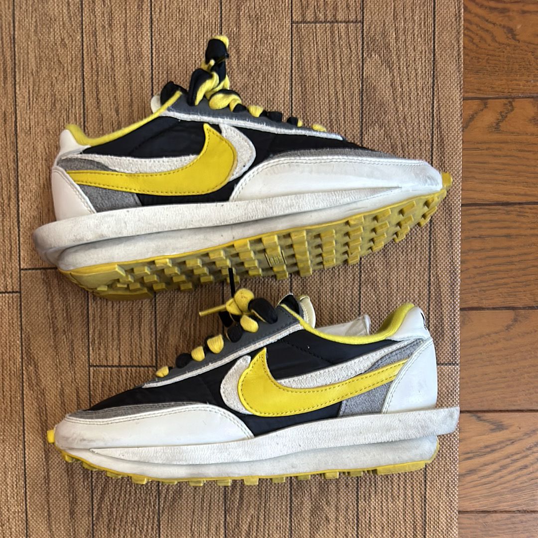UNDERCOVER × sacai × Nike LD Waffle "Black/Sail-Dark Grey-Bright Citron"